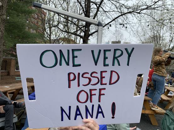 Hands Off Philly: One Avery Pissed Off Nana sign