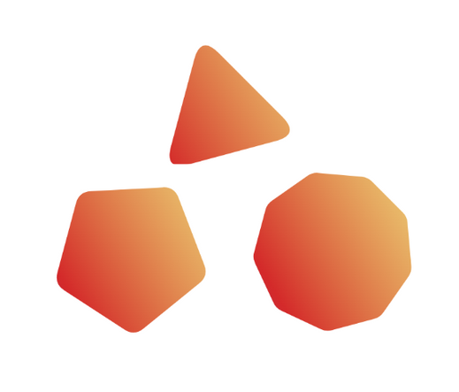 Different polygon shapes with rounded corners
