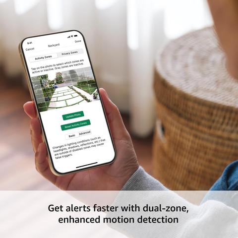 Featuring enhanced motion detection, protect your home inside and out with Mini 2 and Outdoor 4 smart security cameras.
