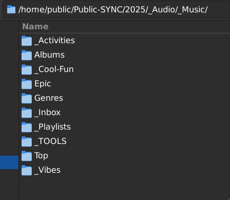 Folders sorting incorrectly in Debian Linux XFCE Thunar file browser