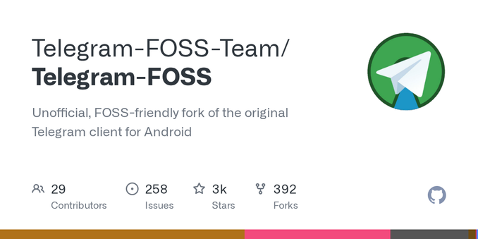 Unofficial, FOSS-friendly fork of the original Telegram client for Android - Telegram-FOSS-Team/Telegram-FOSS