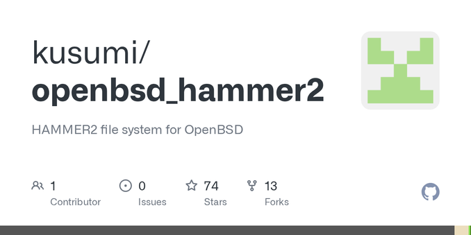 HAMMER2 file system for OpenBSD. Contribute to kusumi/openbsd_hammer2 development by creating an account on GitHub.