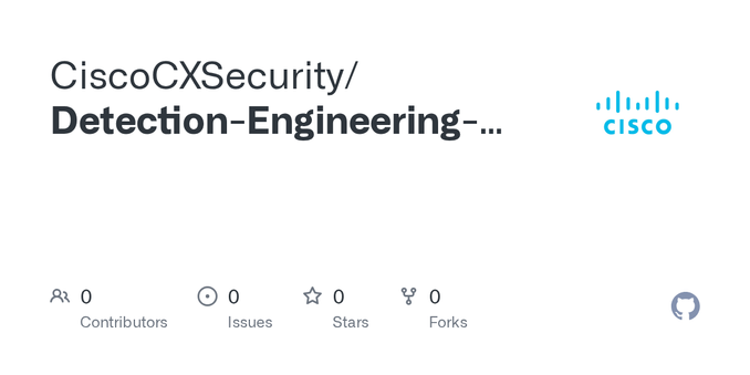 Contribute to CiscoCXSecurity/Detection-Engineering-Framework development by creating an account on GitHub.
