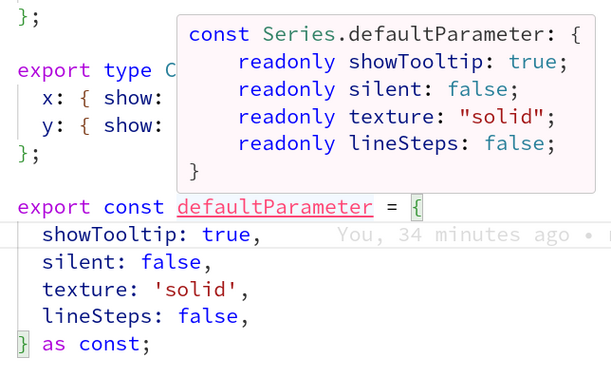 export const defaultParameter = {
    showTooltip: true,
    silent: false,
    texture: 'solid',
    lineSteps: false,
  } as const;