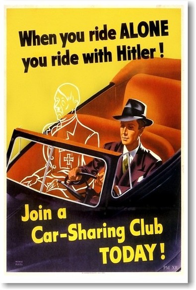 when you ride alone you ride with Hitler
second world war propaganda