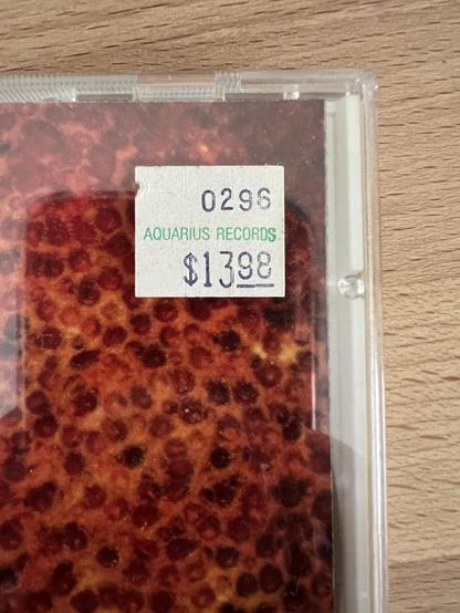 A photo of my copy with a pristine aQ price sticker.