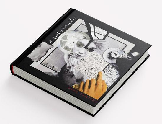10” x 10” book cover features a black-and-white photo collage with color highlights.