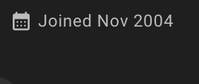 My IMDb profile tells me “Jojned Nov 2004” which makes me feel pretty damn old 