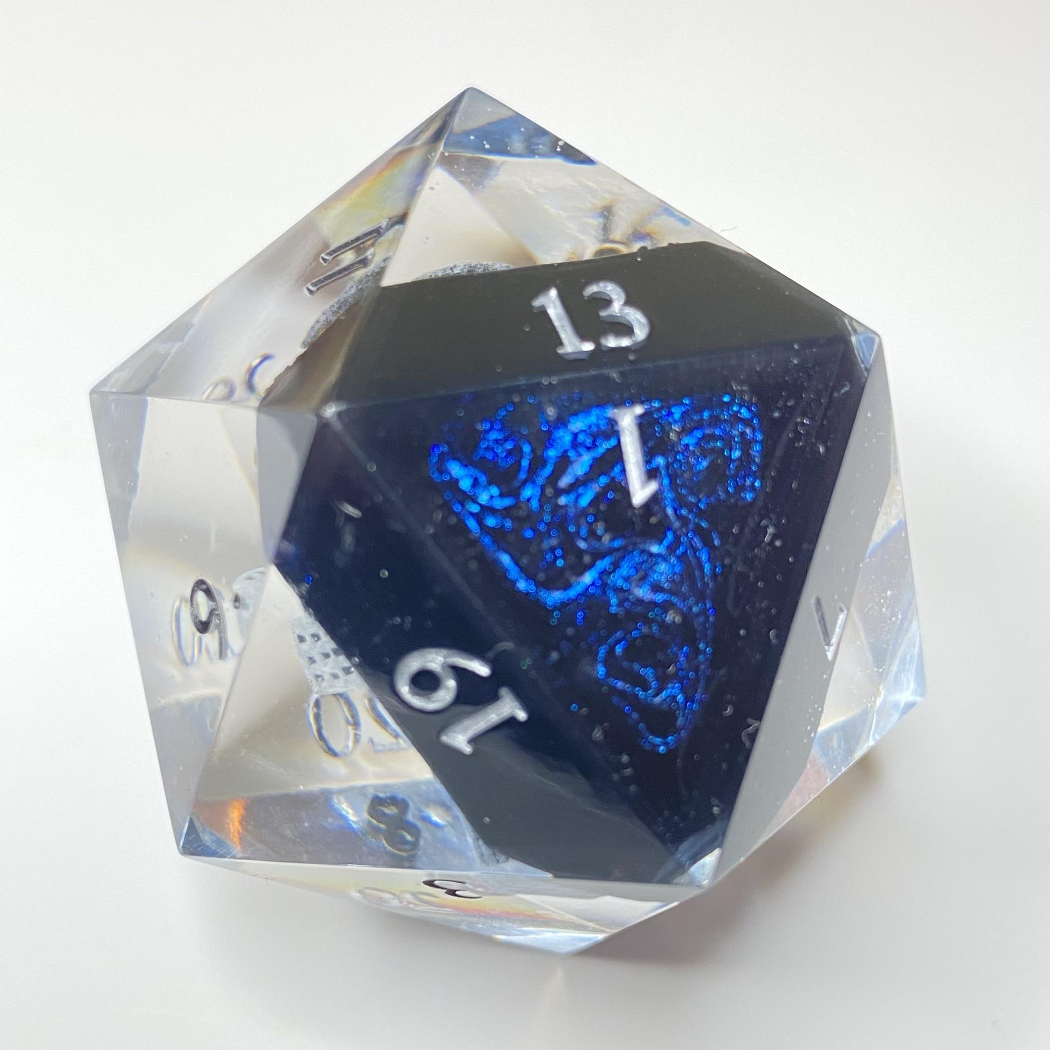 Below the city, swirly blue nuclear power! What has humankind done?!