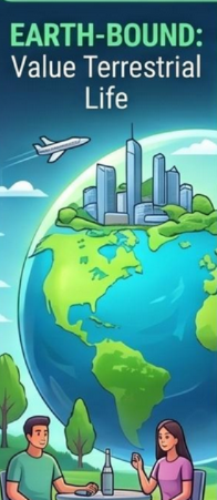 illustration of megacity perched in the arctic