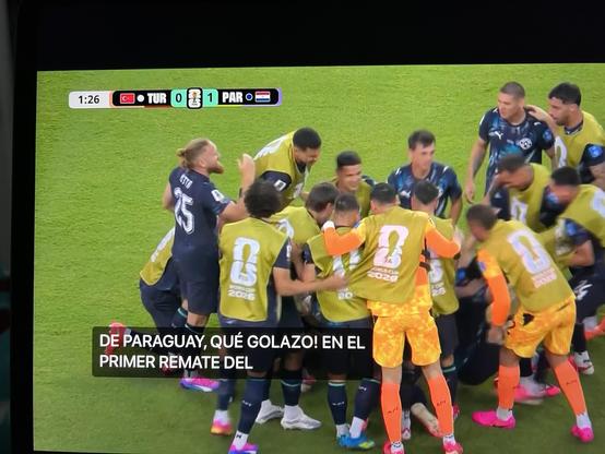 Less than 1.5 minutes into this game and Paraguay has already scored a goal against Türkiye.