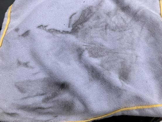 One side of a white microfiber cloth, covered in black gunk. The cloth was clean before I wiped off my car windows, and the windows themselves had been cleaned this morning before a bunch of rain fell. I don’t know what the black gunk is, but it came from the rain. I’m in Memphis, about 20 miles as the crow flies from the xAI pollution factory. I can’t prove that the black gunk is particulates from xAI’s turbines, but I can’t prove it’s not, either.