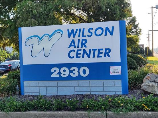 Wilson Air Center sign. Courtesy Hunter Demster 