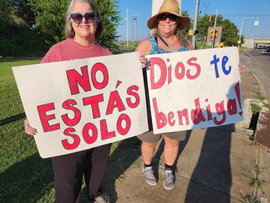 Protestors stand outside of Wilson Air at Memphis International Airport (KMEM), August 4, 2026. Courtesy Hunter Demster 