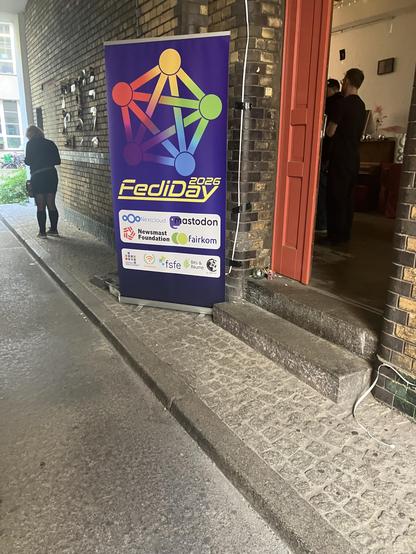 Entrance to Berlin FediDay convention 